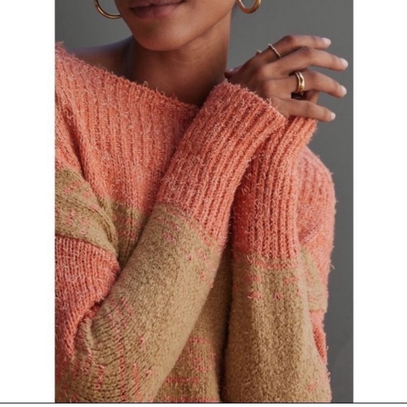 ANTHROPOLOGIE • Pilcro Striped Rugby Style Stripe Tunic Length Sweater - Picture 3 of 15